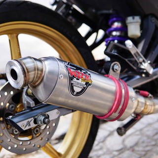 Pô WRX Oval R2 màu inox