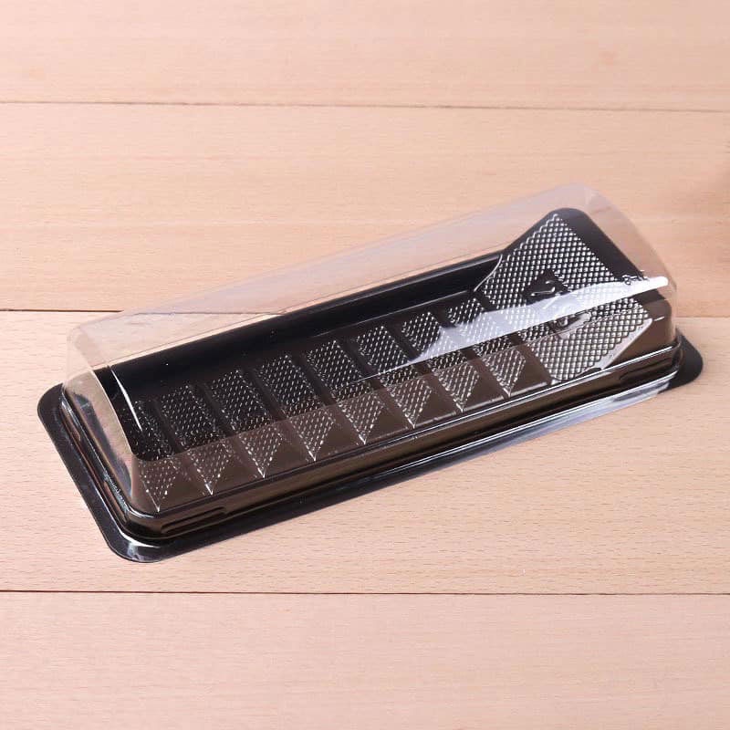 Hộp chữ nhật dài đế đen 21-8 ( 10 hộp )