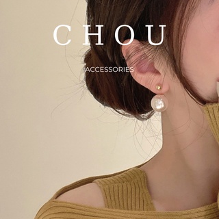 Bông tai, khuyên tai đính ngọc to | chou accessories |