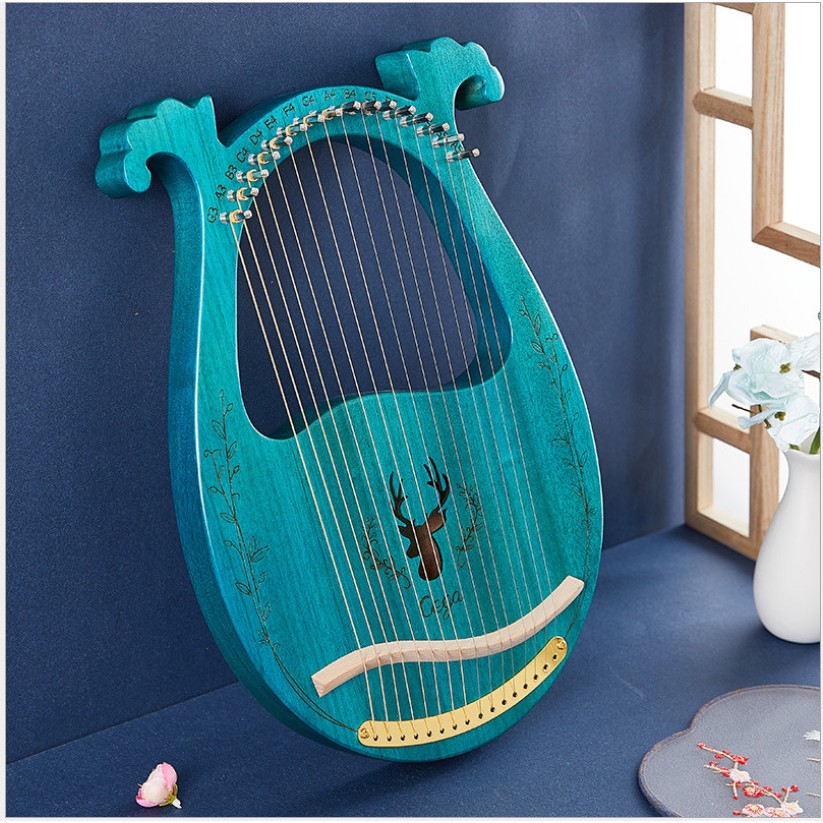 [LYRE 16 DÂY] Đàn Lyre 16 dây lyre harp nguyên khối TN001- Đầy đủ phụ kiện