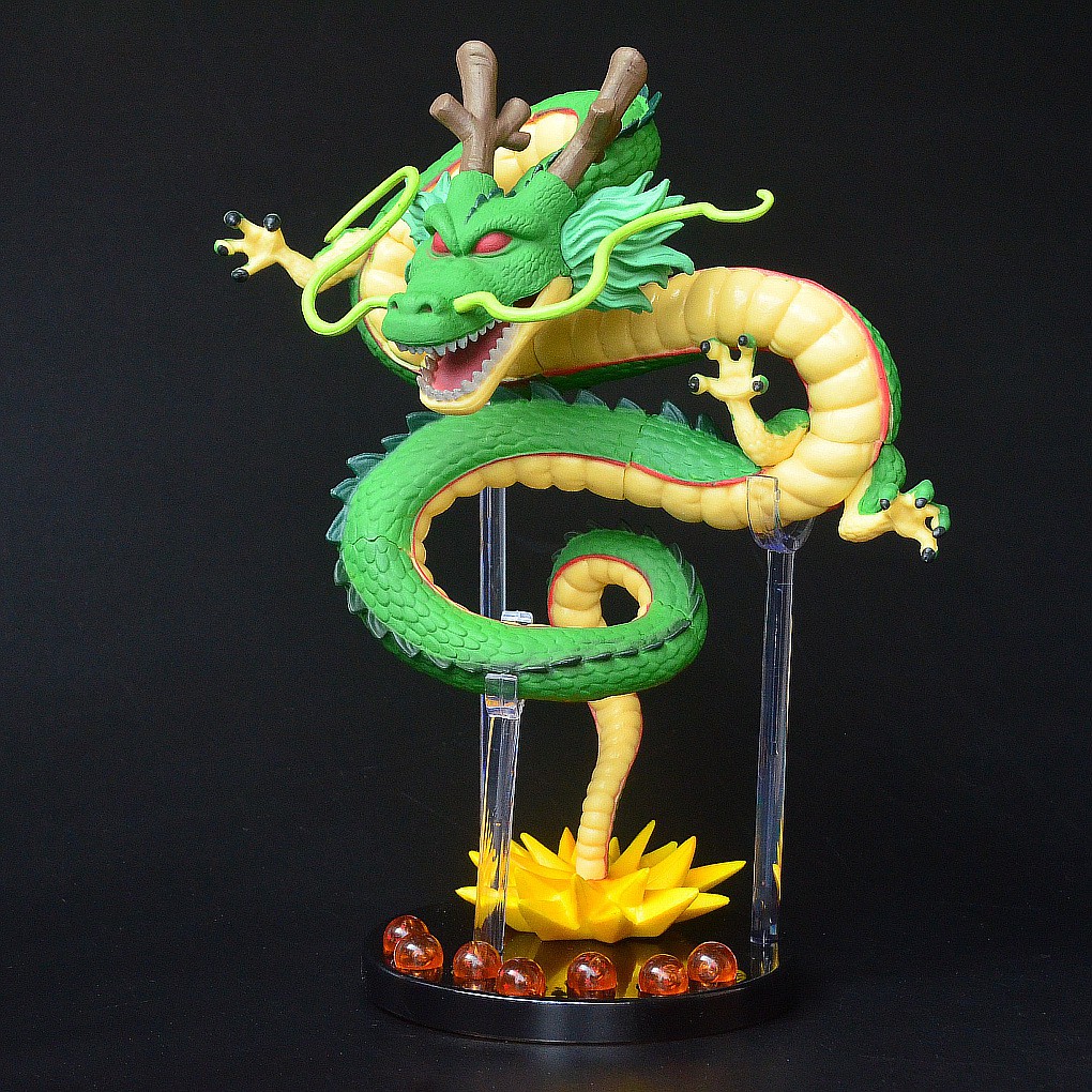 Bộ Mô Hình Rồng Thần Và 7 Viên Ngọc Rồng 4.3CM Trong Dragon Ball - Kèm Đế Trưng Bầy