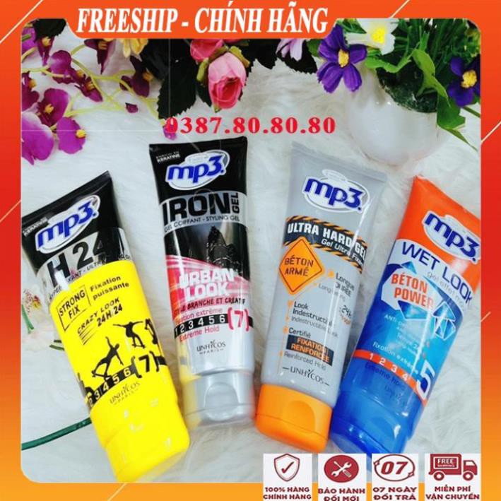 [ HÀNG XỊN - Freeship ] Gel vuốt tóc nam Mp3 cao cấp pháp/ Keo vuốt tóc nam tạo phồng, giữ nếp, không bết dính