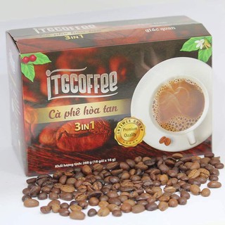 Cà phê hòa tan itgcoffee 3in1 - intimex 18 gói/hộp