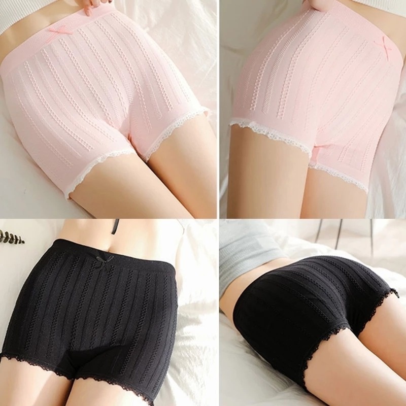 Quần Lót Ren Mỏng Màu Sắc Đơn Giản Chống Chói Dành Cho Nữ