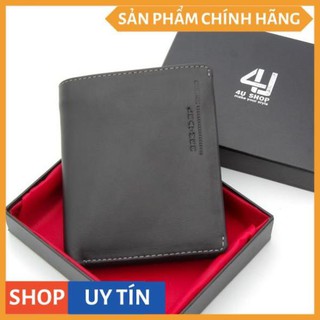 Ví Đứng Da Bò Leather 4U Thời Trang FB185 ( đen - nâu - bò )