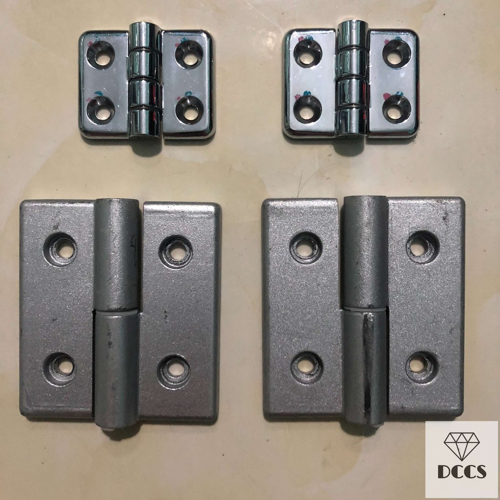 Bản lề tủ - chất liệu inox, nhôm