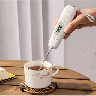 Nhiệt kế điện tử chính hãng Deli đo nhiệt độ sữa, nước, thực phẩm, chất lỏng