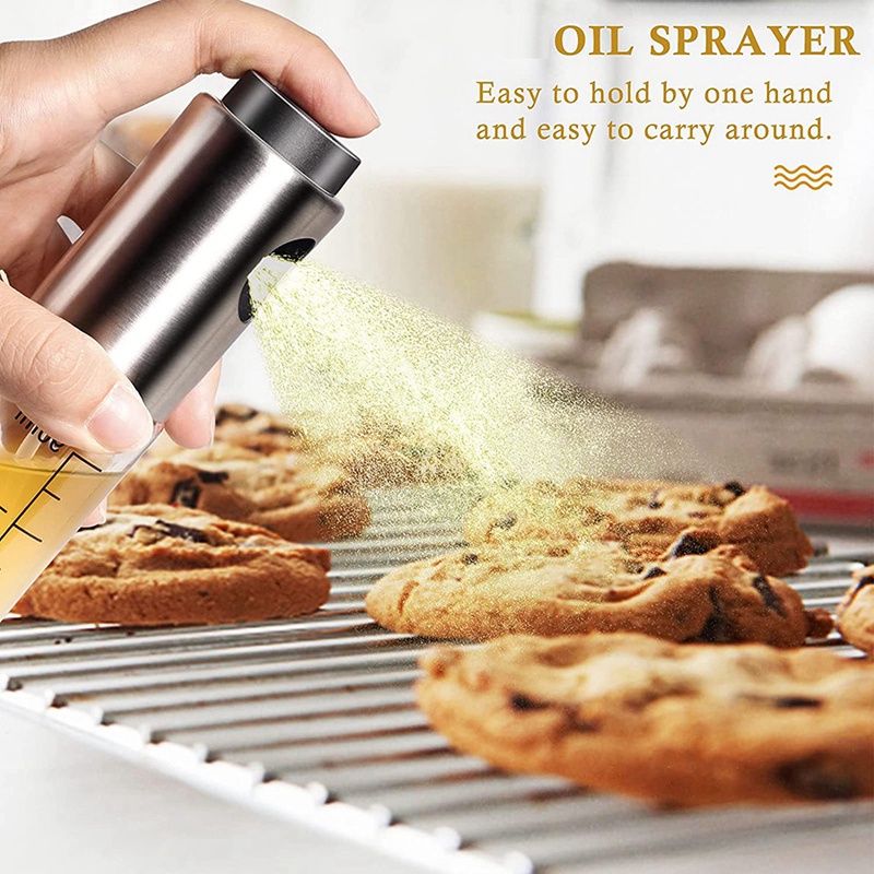 Set 2 bình xịt dầu olive/nước sốt cho nồi chiên không dầu/nấu ăn