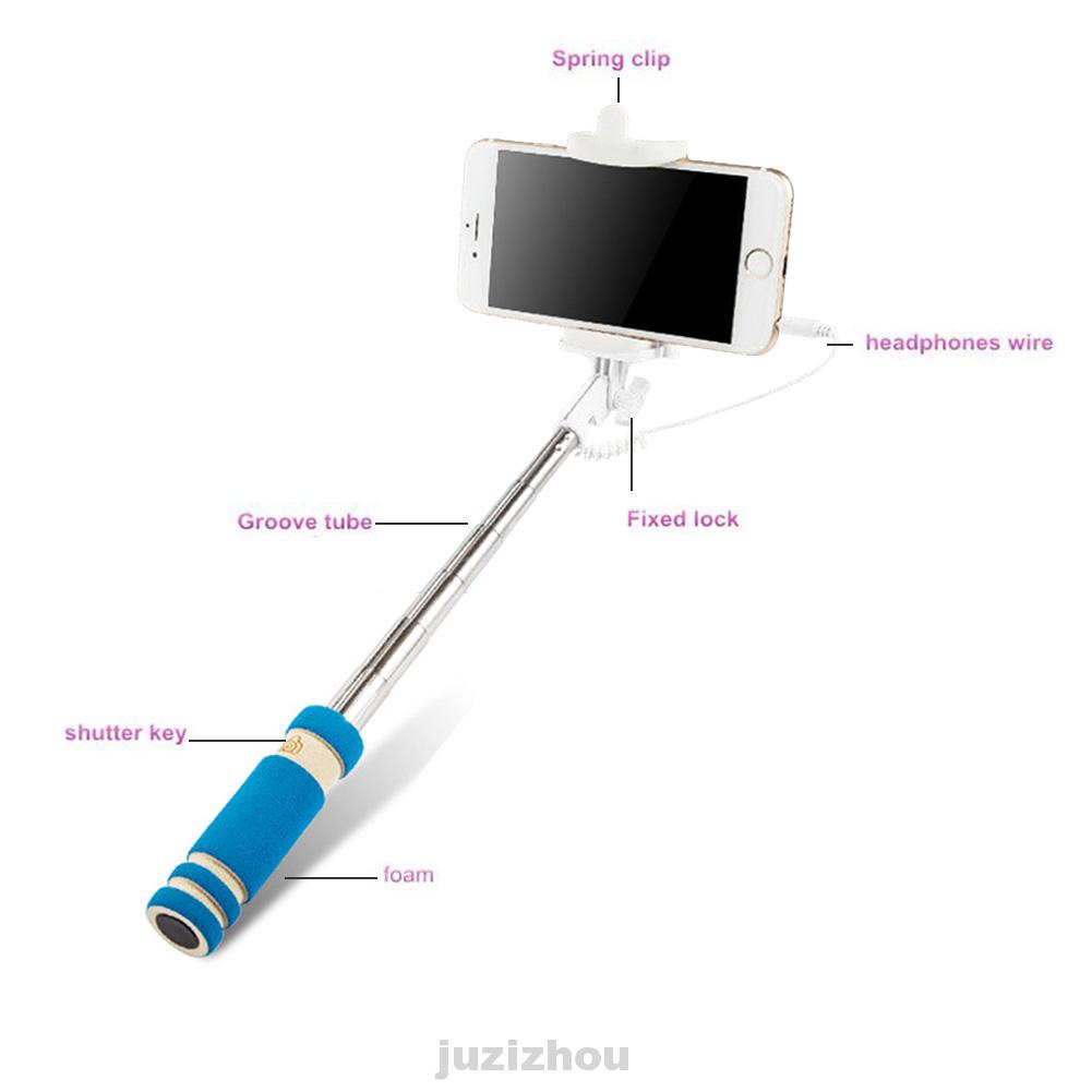 Remote Shutter Universal Mobile Phone Handheld Extendable Mini Portable Selfie Stick