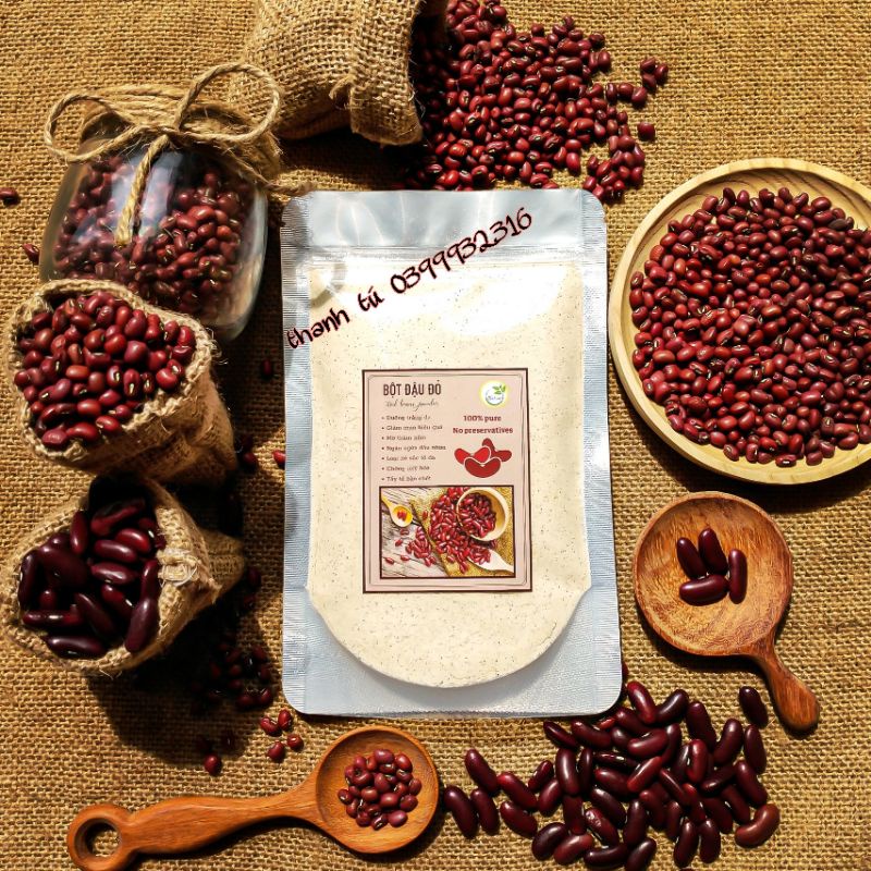 100g bột đậu đỏ hữu cơ nguyên chất