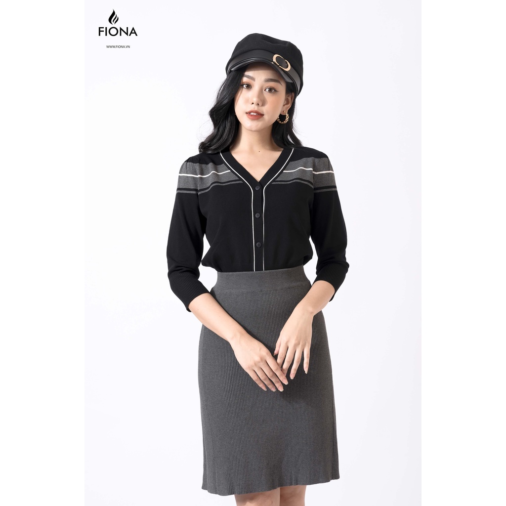 Chân Váy Len Tăm FIONA, Chân Váy Nữ Thu Đông Dáng Ôm Mã F850507