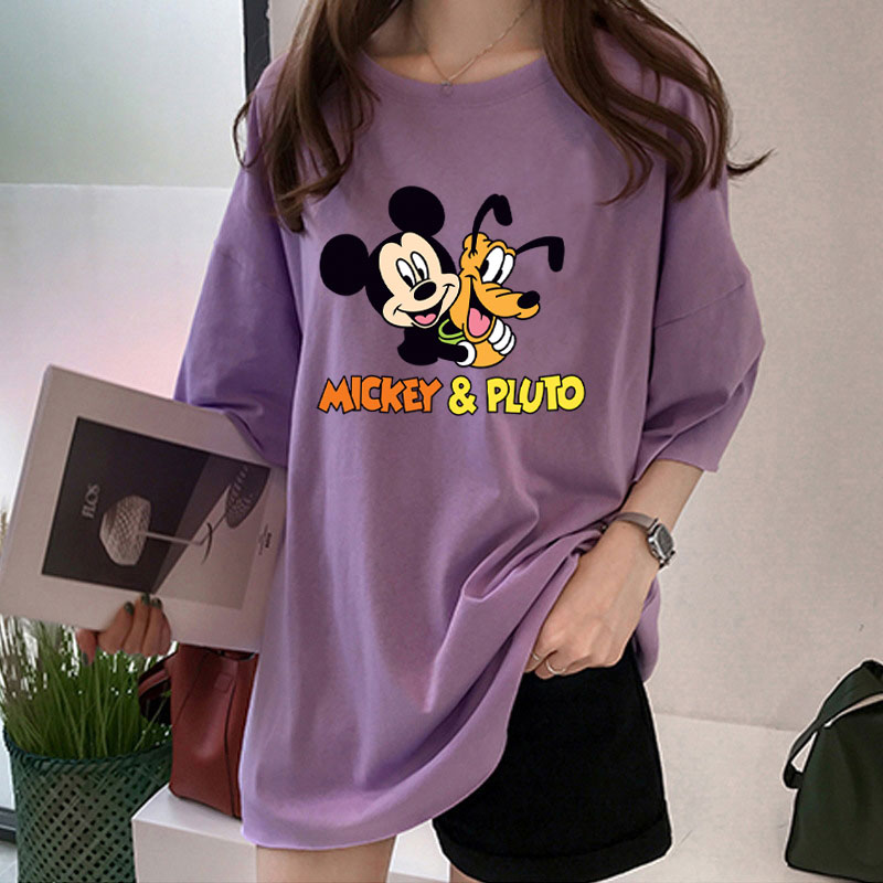 NRVP Áo Thun Ngắn Tay Dáng Rộng Thời Trang Cho Nữ