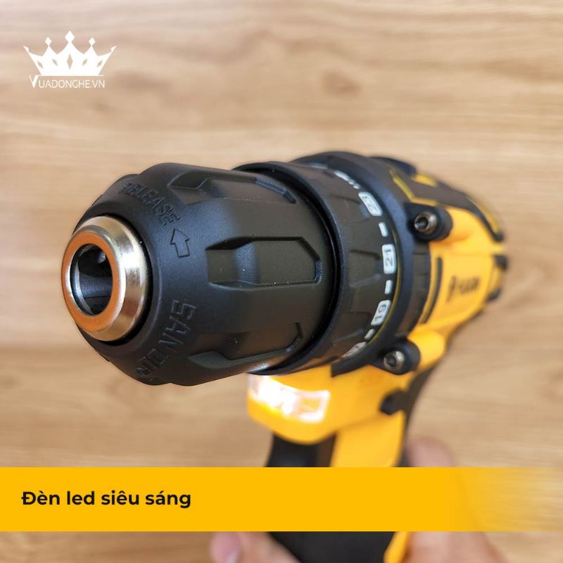 Máy khoan pin HUKAN XC5 Tặng Bộ Phụ Kiện 24 Chi Tiết