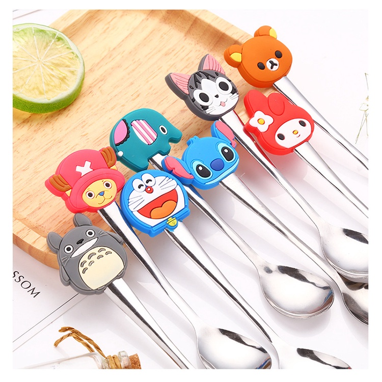 Muỗng trang trí họa tiết hoạt hình dễ thương