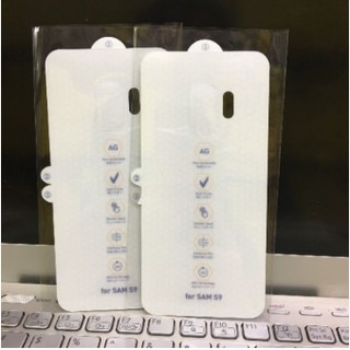 Dán PPF nhám AG mặt lưng sau chống bám vân tay cho galaxy s9 loại 1-Linh Kiện Siêu Rẻ VN