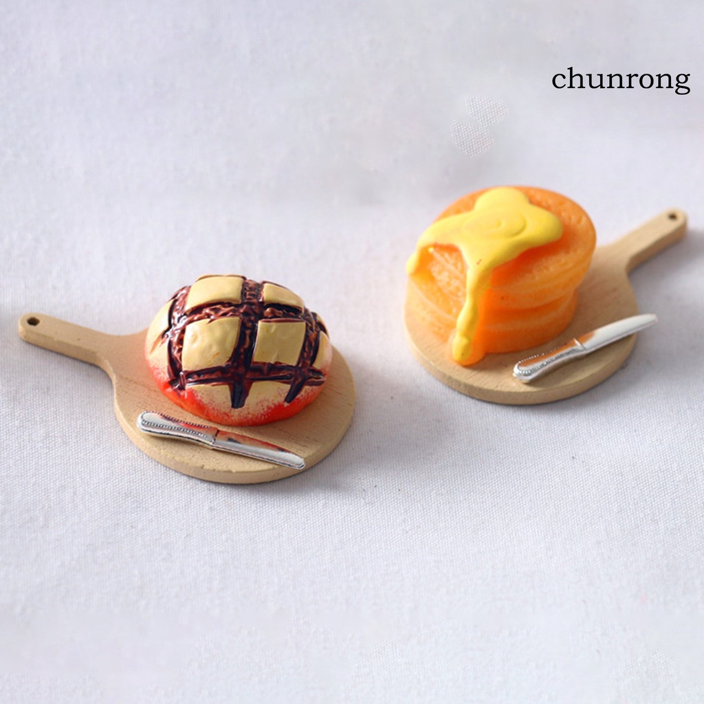 Khay Đựng Bánh Mì Đồ Chơi Trang Trí Nhà Búp Bê