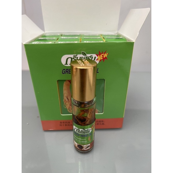 Dầu Thảo Dược Nhân Sâm Thái Lan Ginseng Green Herb Oil 8ml