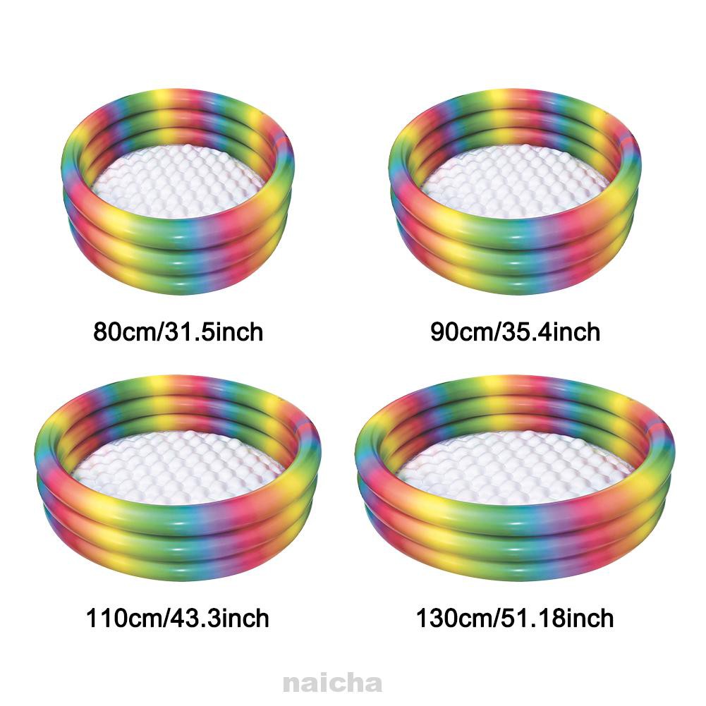 Outdoor Garden Swimming Indoor Game Party Summer Home Family Rainbow Rings Inflatable Pool