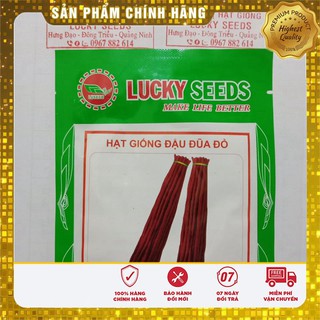 Hạt giống đậu đũa đỏ LUCKY SEEDS - 3gr