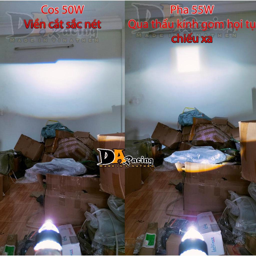 [Ảnh thật] Bi led mini T3-Pro Kính Tím Siêu phẩm 2023 có Màn Chập