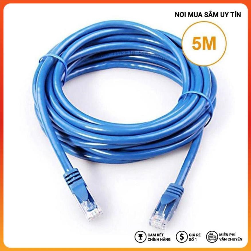 Cáp Mạng Dây mạng 3M 5M 10M và 15M chuẩn RJ45 bấm sẵn đầu HEAD SHOP