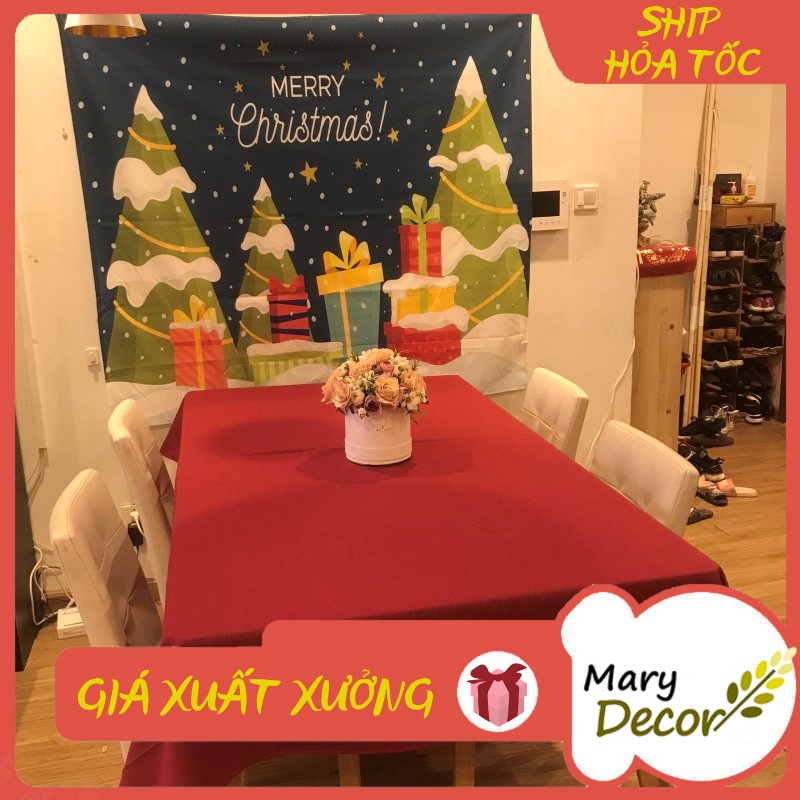 Khăn bàn trang trí lễ hội, khăn trải bàn tiệc gia đình, khăn trải bàn ăn cho bàn tròn R-Y02