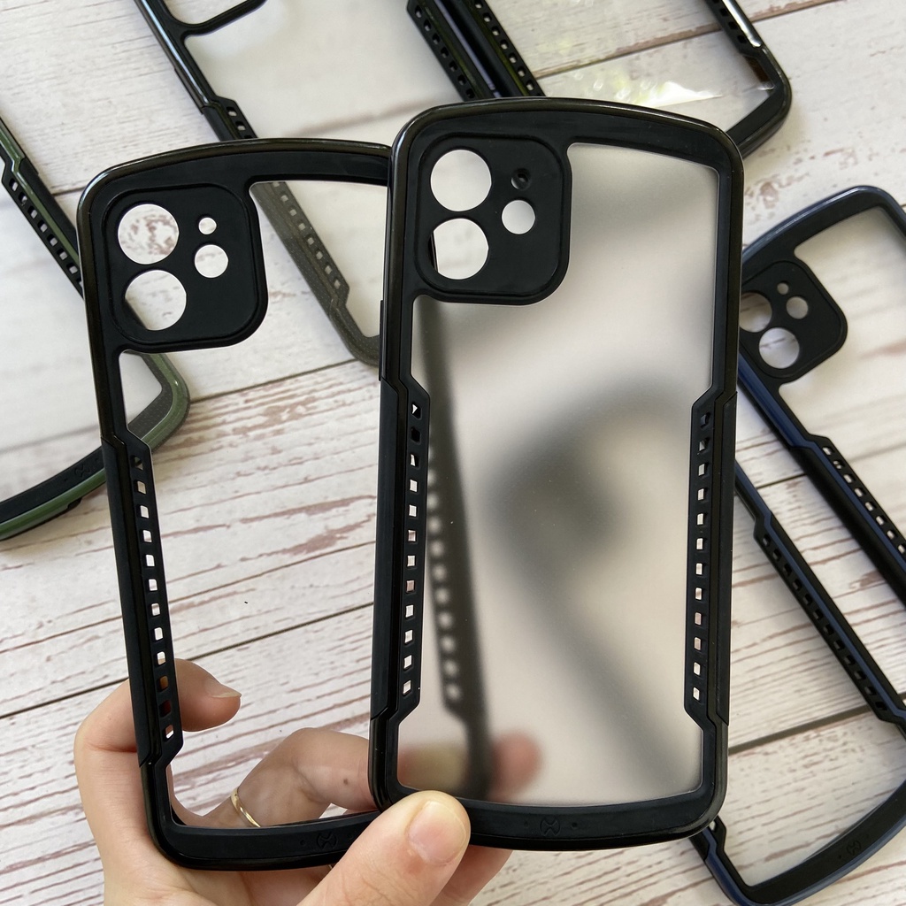 Ốp lưng XUNDD iPhone 12/ 12 Pro/ Max/ 11/ 11 Pro/ Max/ XR/ X/ XS/ XS Max  - Cạnh màu