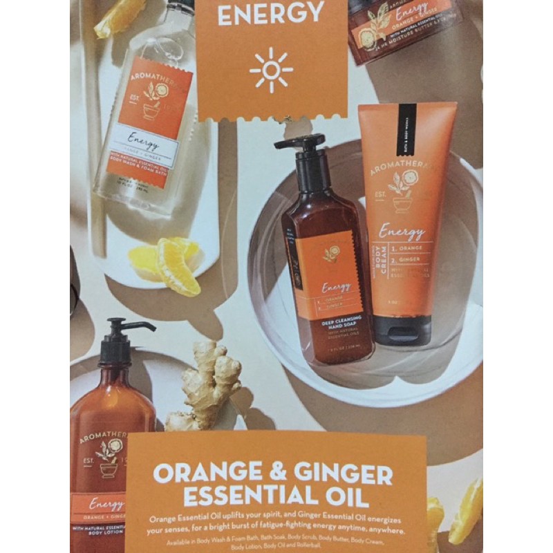 Gel & Cream tắm Bath and Body works dòng aromatheraphy