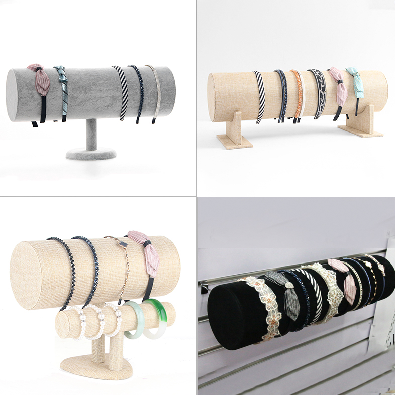 Giá Đỡ Trưng Bày Băng Đô Đội Đầu Bằng Vải Nỉ Sức Chứa Lớn Tiện Dụng Cho Gia Đình