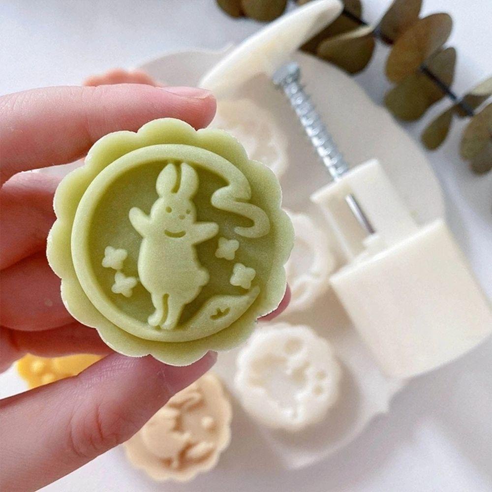 Khuôn Làm Bánh Trung Thu Hình Bát Giác 3D