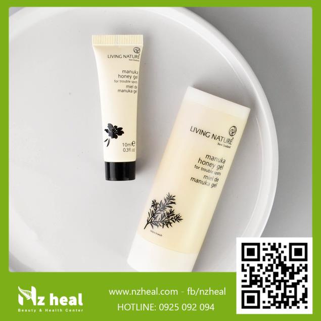 [Hỏa tốc] Gel Giảm Mụn Từ Mật Ong Manuka Living Nature Manuka Honey Gel 50ml