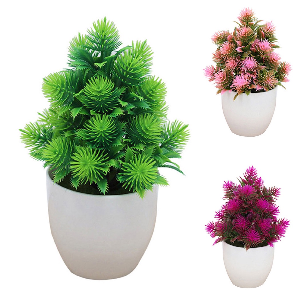 1 Cây Bonsai Giả Mini Không Phai Màu Trang Trí Nhà Hàng Khách Sạn