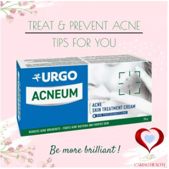 Kem giảm mụn Urgo Acneum - Liệu pháp thiên nhiên an toàn cho làn da