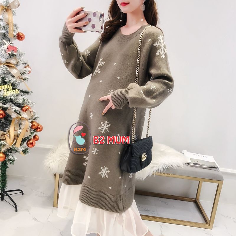 Váy len bông tuyết