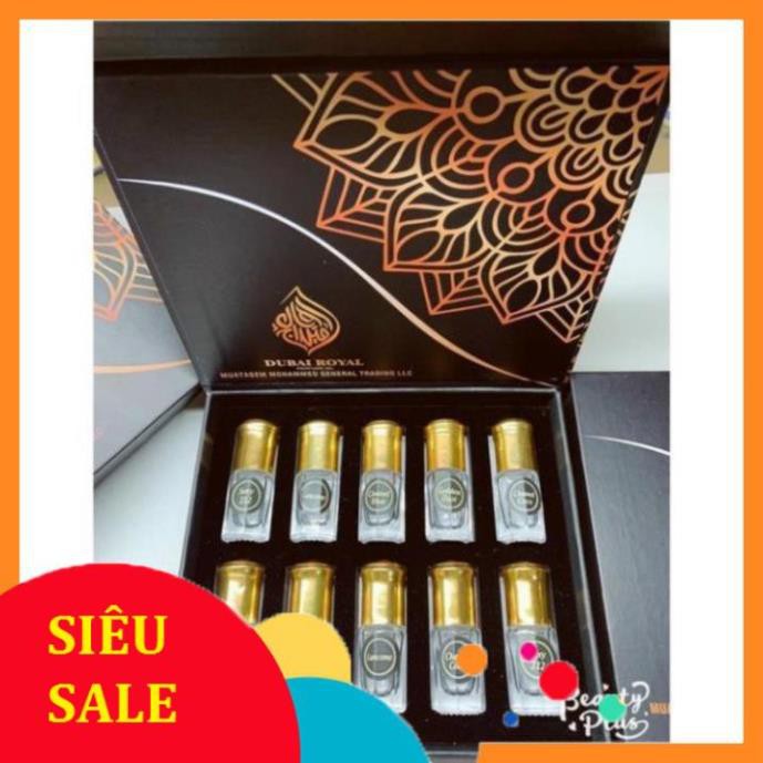 [𝑭𝑹𝑬𝑬𝑺𝑯𝑰𝑷] - ✦ CAO CẤP ✦ - Siêu phẩm sét lăn 10 chai Tinh dầu nước hoa Dubai bai hãng Royal | WebRaoVat - webraovat.net.vn