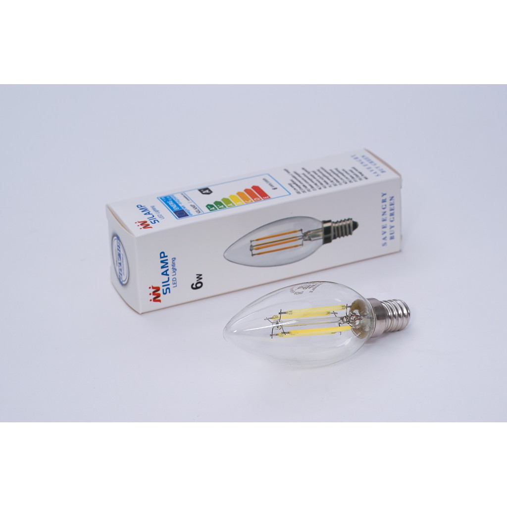 Bóng đèn led dây tóc Edison C35 6W E14