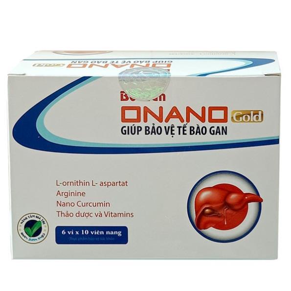 Bổ gan ONANO Gold – Hỗ trợ giải độc gan, giúp thanh nhiệt , tăng cường chức năng gan (hộp 60 viên)