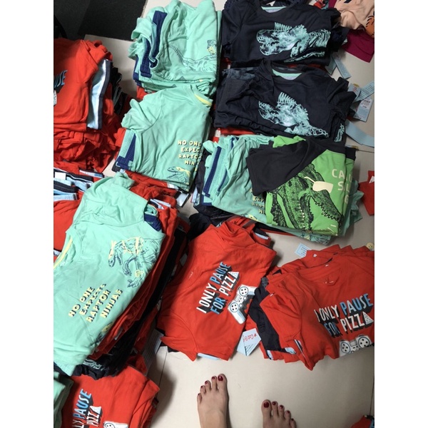 Bộ thun bé trai cat&amp;jack xuất xịn 4tuổi đến 16 tuổi (tầm 16kg đến 52kg)