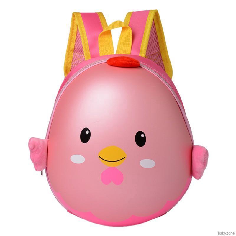 Ba lô đi học hình quả trứng 3D chống thấm nước cho bé