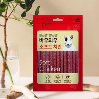 [Chính Hãng] 150gr Thịt que cho chó Bowwow 2 vị [Thịt gà que – Cá hồi que]