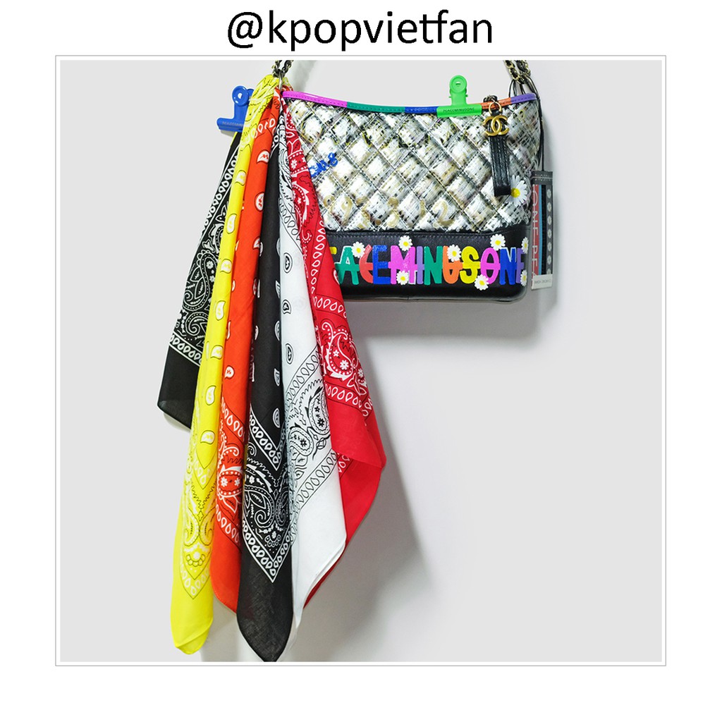 Khăn Turban Khăn Bandana hip hop cá tính thời trang giống nghệ sĩ KPOP USUK