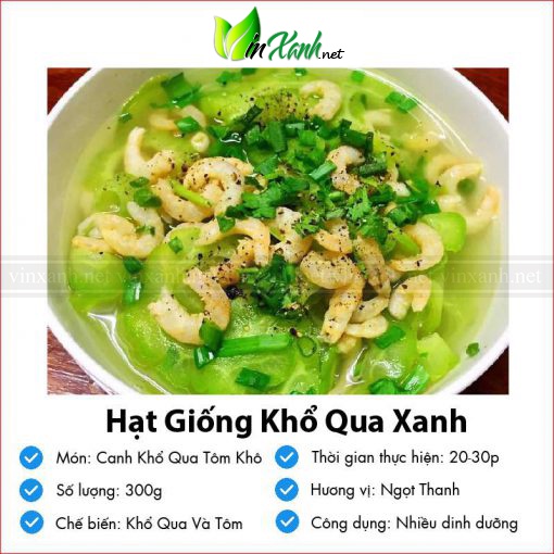 Hạt giống khổ qua xanh/ mướp đắng F1- NGUYÊN GÓI hàng Công ty tuyển chọn tỷ lệ nảy mầm cao
