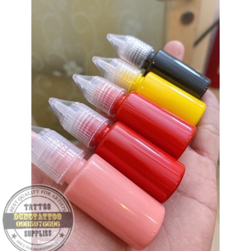 Mực Phun Xăm Thẩm Mỹ Bong Siêu Đậm Chai 10ml
