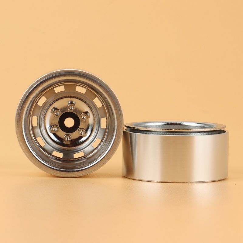 Set 4 Bánh Xe 1.9 Bằng Kim Loại Cho Xe Điều Khiển Crawler Axial SCX10 90046 AXI03007 Traxxas TRX4 RC4WD D90