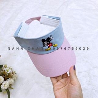 [M023] Mũ lưỡi trai hở chóp mickey