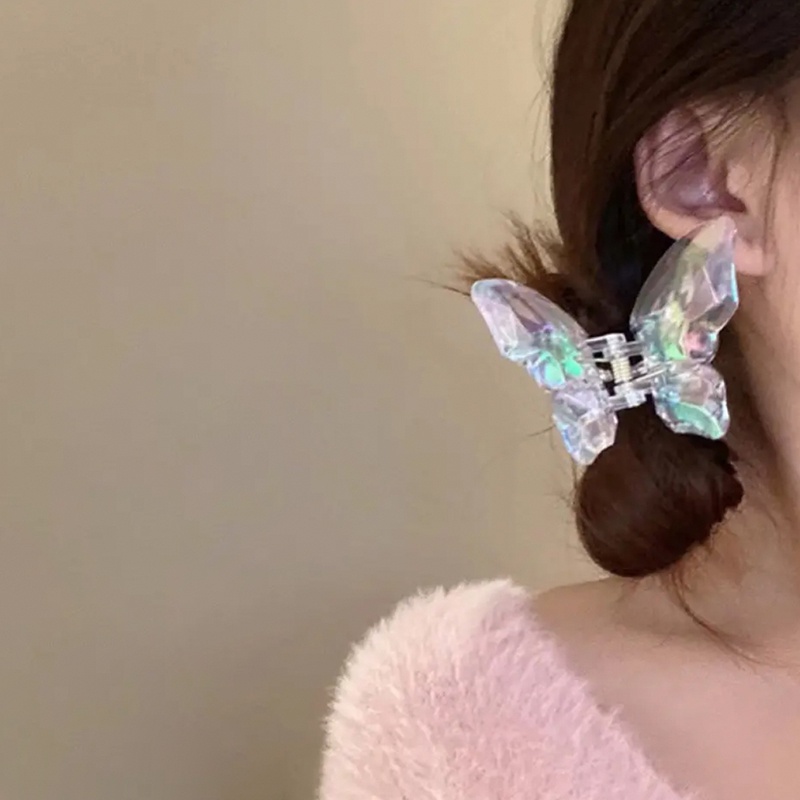 Kẹp Tóc Hình Bướm Đính Pha Lê