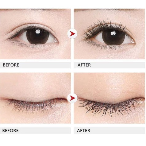 Mascara 4D ZRANMI đầu mảnh chống thấm nước uốn cong kéo dài lông mi