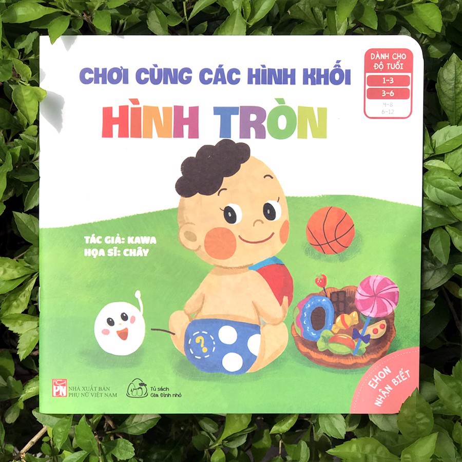 Sách - Ehon nhận biết: Chơi cùng các hình khối (1-6 tuổi) - Bộ 4 cuốn