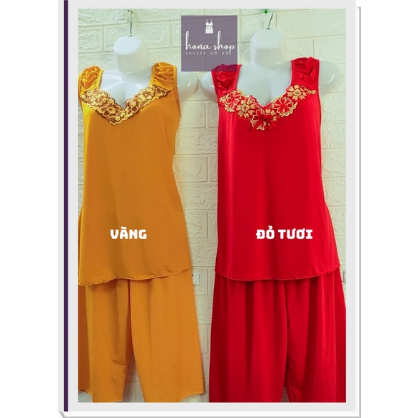 Đồ Bộ Ngủ Thun Lạnh QUẦN LỬNG - DÂY NHŨNG <70KG | BigBuy360 - bigbuy360.vn