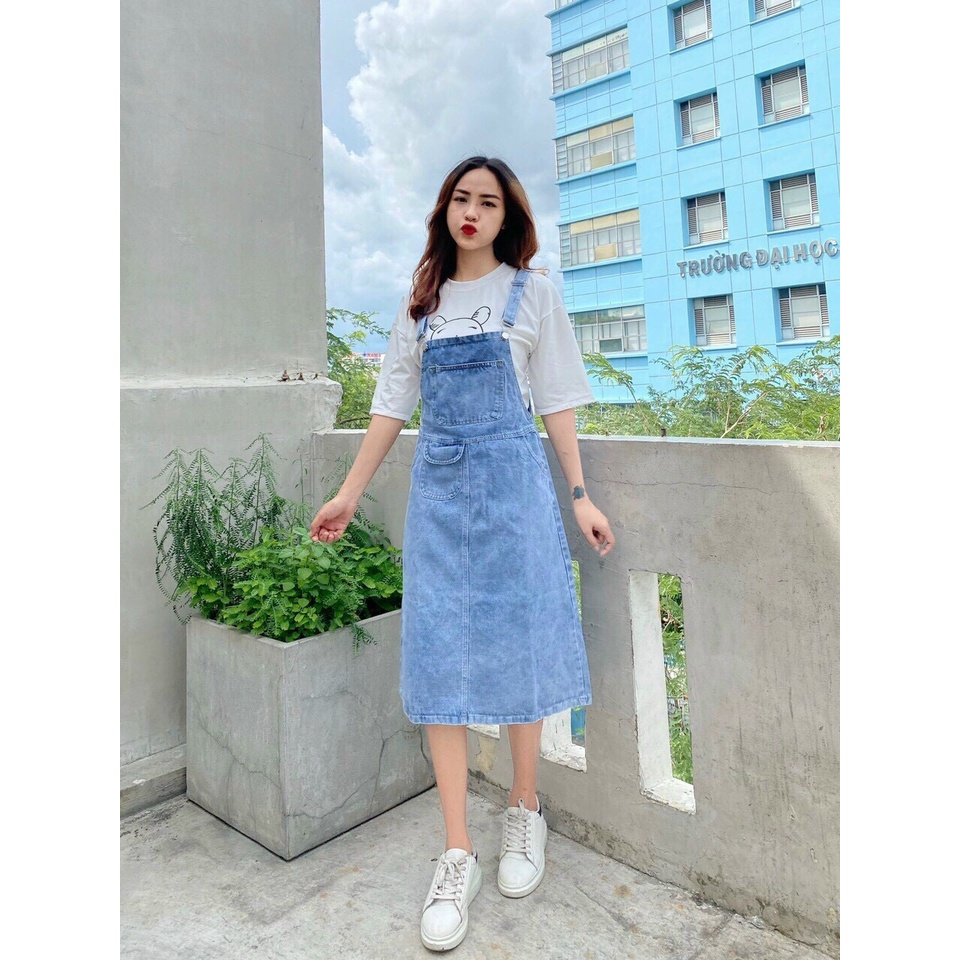 YẾM JEAN NỮ VÁY CAO CẤP - ĐƯỢC MIUA KÈM ÁO THUN TRẮNG 1K | BigBuy360 - bigbuy360.vn